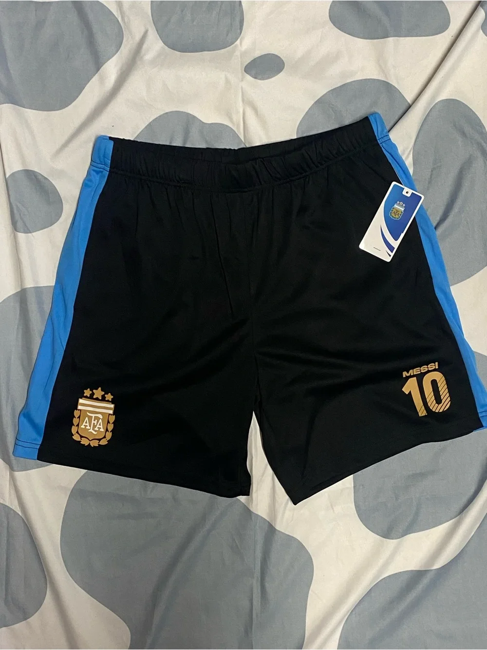 NWT AFA Official Product Medium Messi Shorts